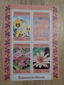 Tanzania 1986 Miniature Sheet "Tanzania in Bloom", MNH - free standard postage