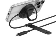 Belkin UltraCharge Magnetic Charger with Qi2 25W, Fast Wireless Charging Pad, MagSafe Compatible with Passive Cooling Technology, Kickstand for iPhone 17 Series, Pixelsnap, AirPods Pro - Black - Boxed Like New!