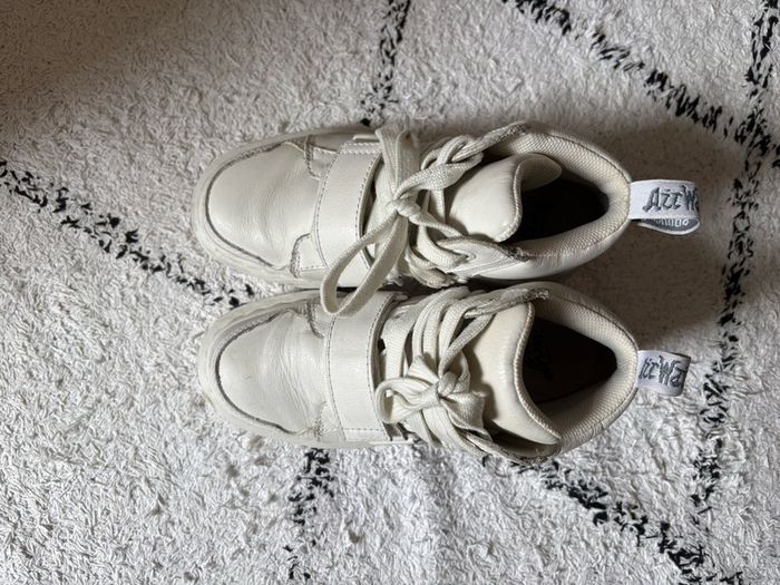 Dr Martens White Leather Womens Boots