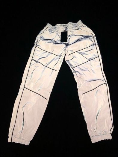 Reflective cycling trousers