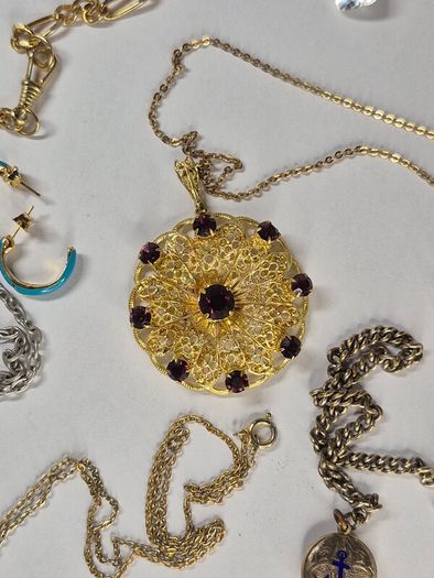 Vintage Mystery Jewelry lot including Kirks Follyand Sarah Coventry