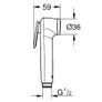 GROHE Vitalio Trigger Spray 30 - Hand Shower with Trigger Control (Easy Clean Anti-Limescale System, Universal Mounting System, Min. Recommended Pressure 1.0 bar), Chrome, 26351000 Image 3
