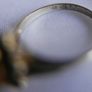Vintage 18K Gold Plated Ring With Coral size L - 1,36g Image 6