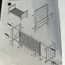 cot bed mattress + top changer Image 3
