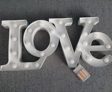Light up 'Love' sign