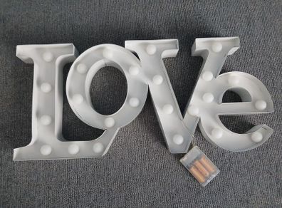 Light up 'Love' sign