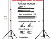 Photography Studio Backdrop Stand Photo Video Studio Background Stand Backdrop Support System Kit Scenery Shelf Frame Light Kit