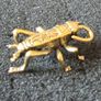 3 brass Insects, solid brass. Image 6
