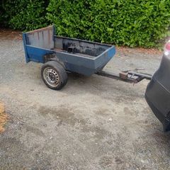 heavy duty small trailer fully breaked