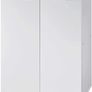 Shoe Cupboard 2 Door / 60 x 90 x 35 CM White Front High Shine 12 Pairs of shoes Image 2