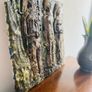 Ceramic Artwork on Stone 38.5 x 36.5 cm Image 3