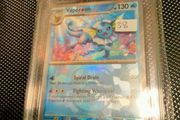 Vaporeon Masterball prismatic Evolutions grade 8