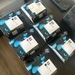HP Genuine Printer Ink Cartridges HP 10 and HP 82 (Black, Cyan, Magenta, Yellow)