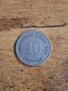 German Empire, Germany, 10 Pfennig 1899 D - free standard postage