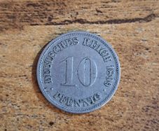 German Empire, Germany, 10 Pfennig 1899 D - free standard postage