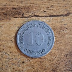 German Empire, Germany, 10 Pfennig 1899 D - free standard postage