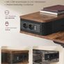 Electric desk sit stand desk LED lights 140 cm high quality motor Image 4