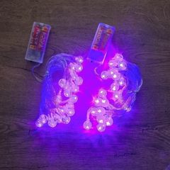 Halloween string lights - purple balls