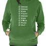 Drink Fight Pass out Hoodie great for stag parties Image 4