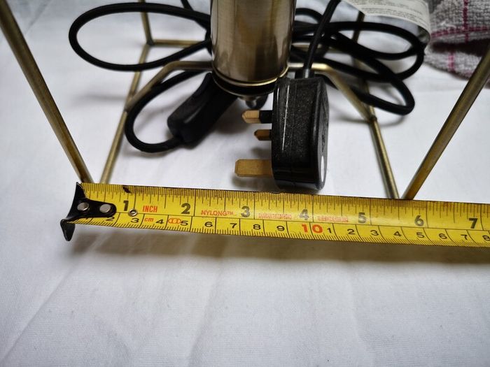 Industrial style lamps in antique brass finish
