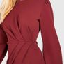 Burgundy dress Image 3