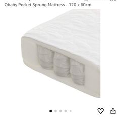 Sprung mattress 120 by 60