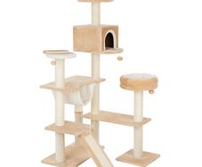 Cat climb and playhouse