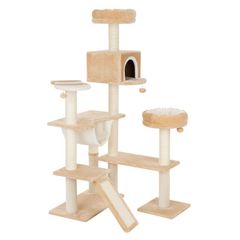 Cat climb and playhouse