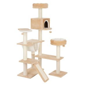Cat climb and playhouse