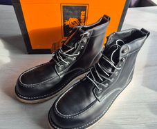 SL-Saint, Men's Leather  Moc Toe Boots, UK12 EU47