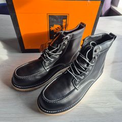 SL-Saint, Men's Leather  Moc Toe Boots, UK12 EU47