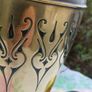 40 cms Daalderop Art Deco Copper and Brass Vase Image 7