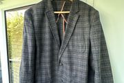Altinyildiz Classics Wool Blend Checked Blazer Jacket (In.Tes.Pra Fabric) - Size EU 56