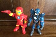 Captain America and Iron Man small 5" Figures