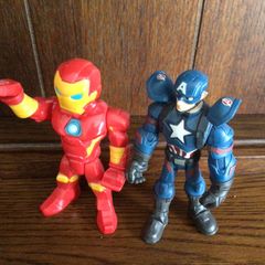 Captain America and Iron Man small 5" Figures