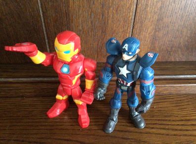 Captain America and Iron Man small 5" Figures