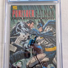 The Punisher  Batman Deadly Knights CBCS / CGC 9.8 Certified Graded Comic Framed  DC Marvel