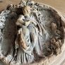 Antique Meerschaum hand sculpted circular plaque Image 3