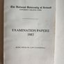 The National University Of Ireland.  Examination Papers 1983. Music, Socialsc,lawcatechetics. Paperback In Good Condition. See Photos For Same. Image 5