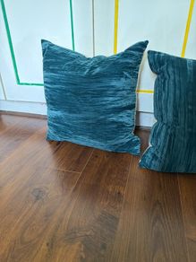 Luxurious Teal Cushions feather filled