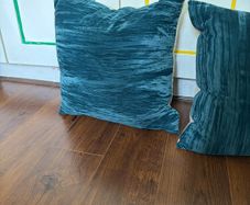 Luxurious Teal Cushions feather filled