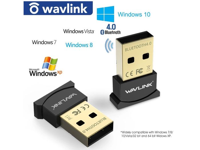 Wavlink USB Bluetooth 4.0 CSR Adapter Wireless Dongle Stereo Receiver (Brand New/Warranty)