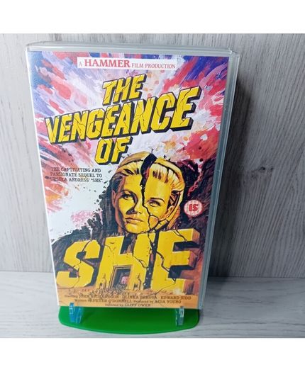 The Vengeance Of She Vhs Tape - Very Rare Retro Movie