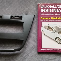 Opel Insignia user manual and radio fascia