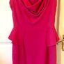 Hunters & Gatherers pink cowl neck peplum dress Image 2