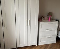 wardrobe and chest of drawers