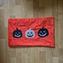 Halloween 3 pumpkins cushion cover - new Image 2