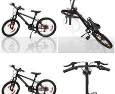 Rockrider kids bike 20 inch-Black- good condition,