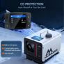 Heater with CO Protection (Auto Shut-off & Alarm), App, Thermostat, Timer , Bluetooth, Silent Pump, Power Supply  (Dublin Stock) Image 3