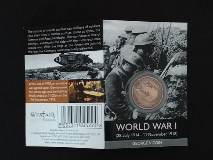 World War 1 George V Coin